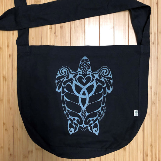 Spirit Turtle - Organic tote/shoulder bag