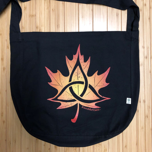 Maple ‘Blaze’ - Organic tote/shoulder bag